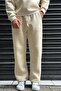 3-Strand Ruffled Winter Adjustable Elastic Waist Baggy Sweatpants Sun471 - 2