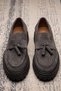 Taft Genuine Leather Tassel Detailed Lug Sole Men's Loafer