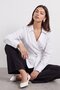 V-neck belted shirt - 3