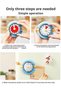 Visual Timer, Cute Magnetic Mechanical Kitchen Timer for Cooking, No Batteries Required, 60-Minute C - 4