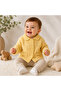 1 Year Old Rice Collar Model Baby Girl-Boy Cardigan (100% Hand Knitted) - 2