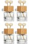4 Packs Empty Essential Oil Diffuser Bottle, Car Diffuser Vent Clips, Air Freshener Vent Cli