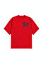 Here for the Beer Printed Oversize T-Shirt Front and Back Design - 2