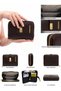 Women's Stylish and Practical Multi-Compartment Wallet with Lock Detail (12.5X8X3.5 cm) - 5