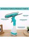 4-in-1 Window Cleaner,Multifunctional Squeegee Scraper - 4