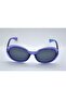 Kids 8033S 49 B3V C3 Transparent Purple Polarized Gray Unisex Children's Sunglasses - 2
