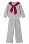 Girl's Tracksuit Set 3 Yarn Cotton Long Sleeve - 3