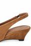 Bal Low Wedge Heel Open Back Shoes 26209 - 3
