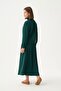 Soft Textured Gold Buttoned Skirt Suit - 4