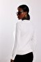 Ecru Sequined Knitwear Sweater 4349 - 6