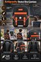 Primary School School Bag Model 13 Black Antigravity 38X30X16 cm