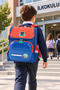 Primary School School Bag Model 6 Red Antigravity 38X30X16 cm - 4