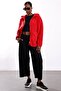 Red Hooded Fleece Jacket 23240 - 3