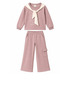 Girl's Tracksuit Set 3 Yarn Cotton Long Sleeve - 2