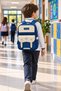 Primary School School Bag Model 13 Blue Antigravity 38X30X16 cm - 5