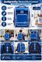 Primary School School Bag Model 4 Blue Antigravity 38X30X16 cm