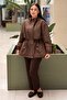 Hooded Covers Stone Embroidered Zippered Coat - 3