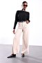 Black Boat Neck Mercerized Knitwear 4307 - 2