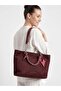Luxury Suede Women's Shoulder Bag with Chain and Shawl Detail - 8
