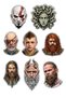God of War Kratos Sticker Set 30 Pieces |   Game Themed Sticker Pack - 6