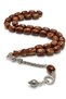 Pen Craftsmanship Czechoslovakian Simile Katalin Tasbih Capsule Cut Silver Color Premium Men's Tasbih with Tassels