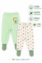Baby&Child Organic Booties Pants Self-Socking Bottom Pajamas Seasonal Cotton Set of 2