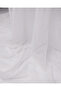 White Tiny Patterned Thin Flexible Tulle Fabric for Dresses & Blouses 180X240Cm - 5