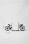 Bicycle Themed Metal Book Holder, Book Stand, Shelf Organizer, Bookshelf 15X15 cm - 5