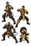 Mortal Kombat Scorpion Sticker Set 22 Pieces |   Game Themed Sticker Pack - 2