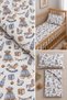 100% Cotton Teddy Bear Patterned Baby Elastic Sheet Set - 2 Pillowcases 60X120 / 70X120 / 70X110 Mother's Side - Park Bedding - 3