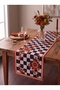 Dama Patterned Decorative Runner - 40X140 cm - 3