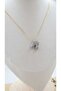 Stone Balloon Letter Necklace