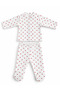 Newborn Baby Cotton Ribbed 2-Piece Set with Patterned Snap Fastener Top and Booties Bottom 0-3 Months - 3