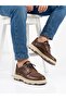 Men's Tan Genuine Leather Orthopedic Imported Sole Casual Shoes - 2
