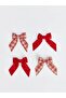 Girl's Bow Figured Buckle Set of 4 (W6) - 3