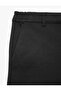 Viscose Blended Fabric Trousers with Pockets, Elastic Waist and Buttons - 3