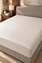 Premium Striped Cotton Satin Double Duvet Cover Set |   Pillowcase and Sheet Included |   Cream - 2