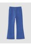 Blue Bow Printed Spanish Flare Girls' Leggings - 2