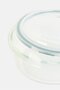 Round Shape Glass Food Container With Lid 950 ml, Transparent - 3