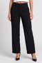 Women Regular Fit Wide Leg Solid Pants, Black