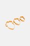 3 Pieces Cookie Cutter Set, Orange - 2