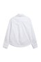 Regular Fit Basic Long Sleeve White Shirt - 4