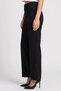 Women Regular Fit Wide Leg Solid Pants, Black - 3