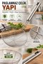 Chefpro 16 cm Stainless Steel Strainer Colander - 3