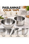 Duochef 2-Piece Stainless Steel Milk Jug and Sauce Bowl Set – 14 cm Milk Jug, 17 cm Mixing Bowl - 6