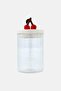 Round Hammered Glass Jar 1,6L,Transparent