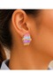 Xuping Gold Color Colorful Enamel Earrings Acr9767
