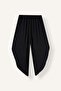Normal Waist Pleated Aerobin Capri with Draped Sides I9165Ax26Au - 2