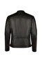 Lavine Men's Black Slim-Fit Leather Jacket 26Wgf6616Cy - 3