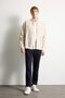 Slim Fit Bomber Collar Zippered Coat H1540Ax26Au - 2